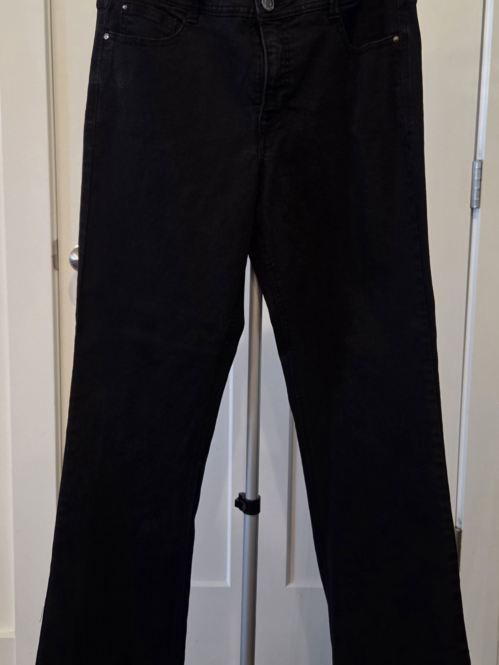87.  Angels Women's Boot-Leg Jeans in Black